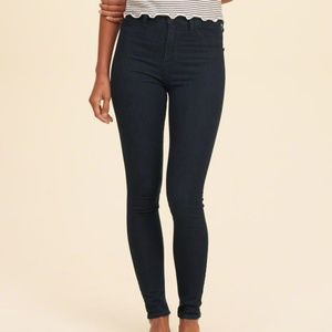 Hollister Black High Rise Jeggings